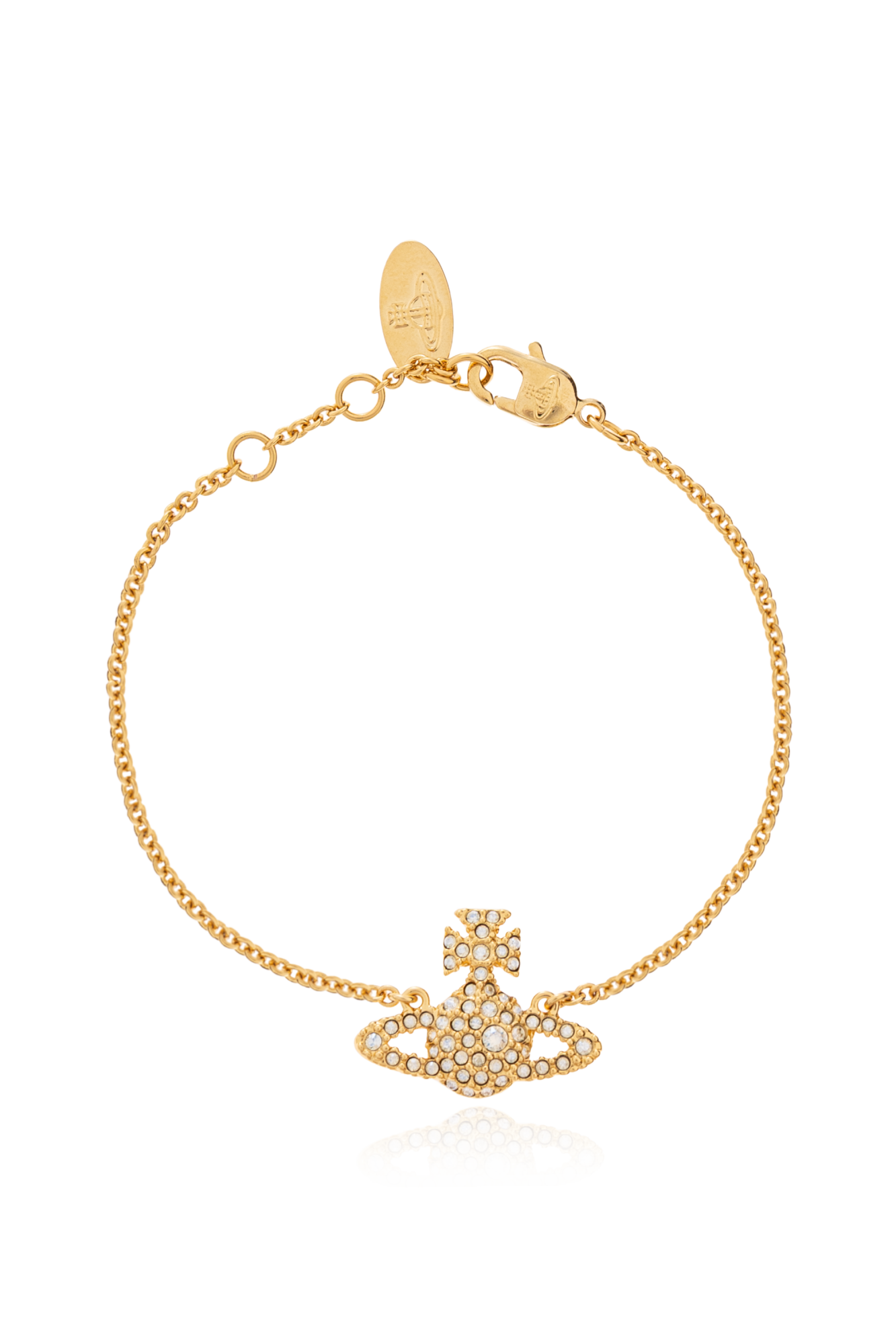 ★Vivienne Westwood★ Vivienne Westwood 630203F2 02P102 Joaq Vivienne Westwood Joaquina Bracelet Platinum Plated – OD's
